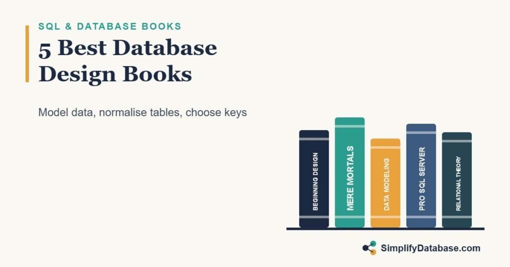The 5 best database design books from beginner to expert